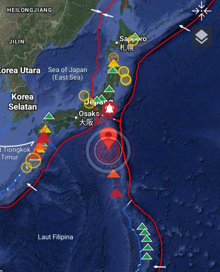 Gempa M 5.3 dengan kedalaman 10 km, terjadi di wilayah  JEPANG
Selasa 2 September 2025 (10:32:31 WIB)
