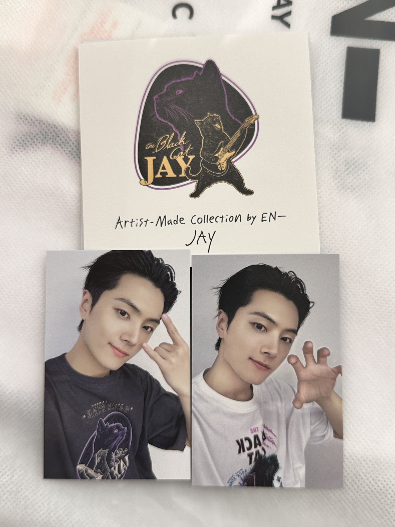 ENHYPEN Artist-Made JAY Tシャツ　白　M トレカ付き ENHYPEN Artist-Made JAY Tシャツ 白 M トレカ付き 2ND PRE