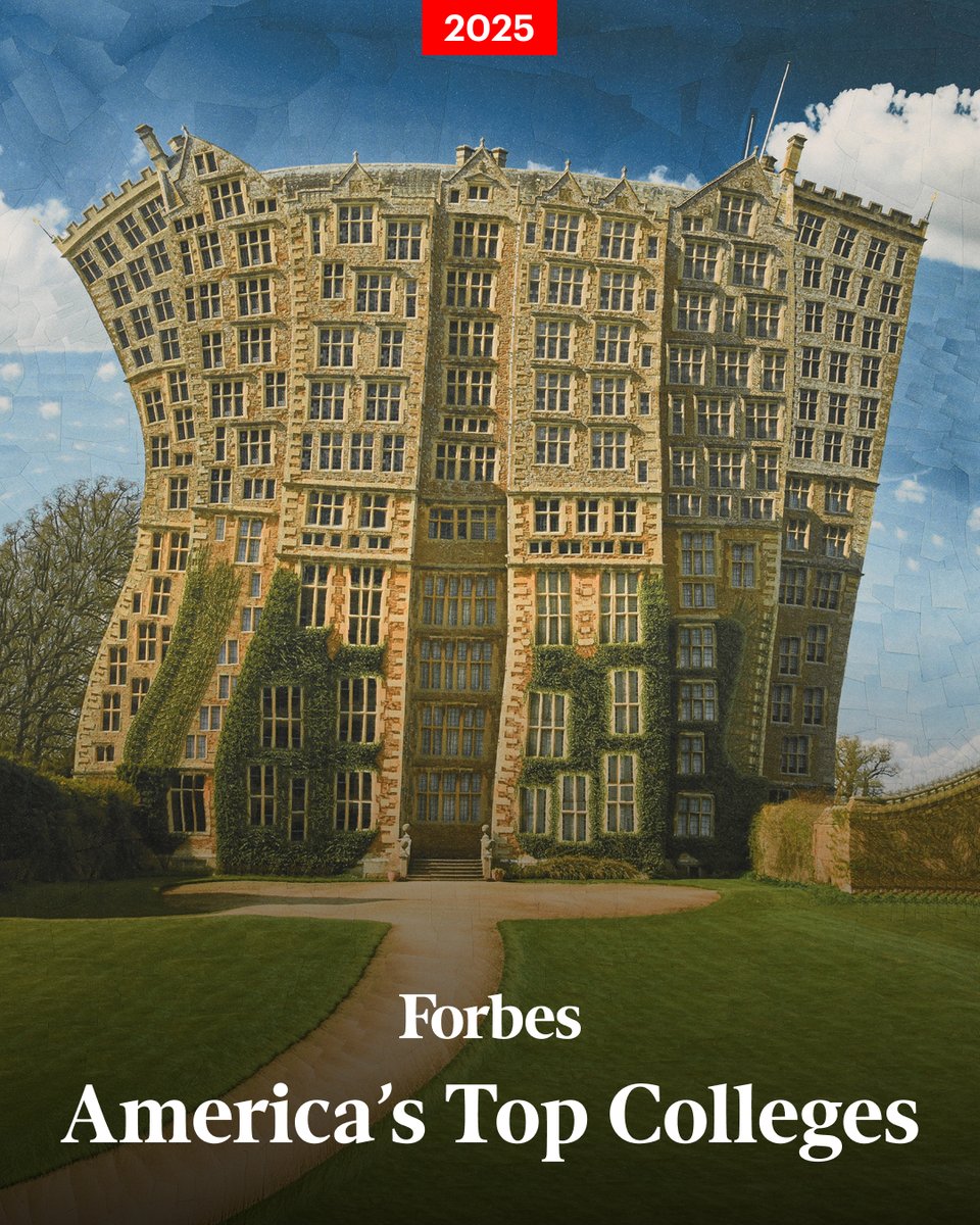 MIT takes the #1 spot on Forbes’ annual list, which showcases 500 colleges that produce successful, high-earning and influential graduates from all economic backgrounds, with less student debt. trib.al/AhKtnVg #ForbesTopColleges (Illustration by Lola Dupre For Forbes)