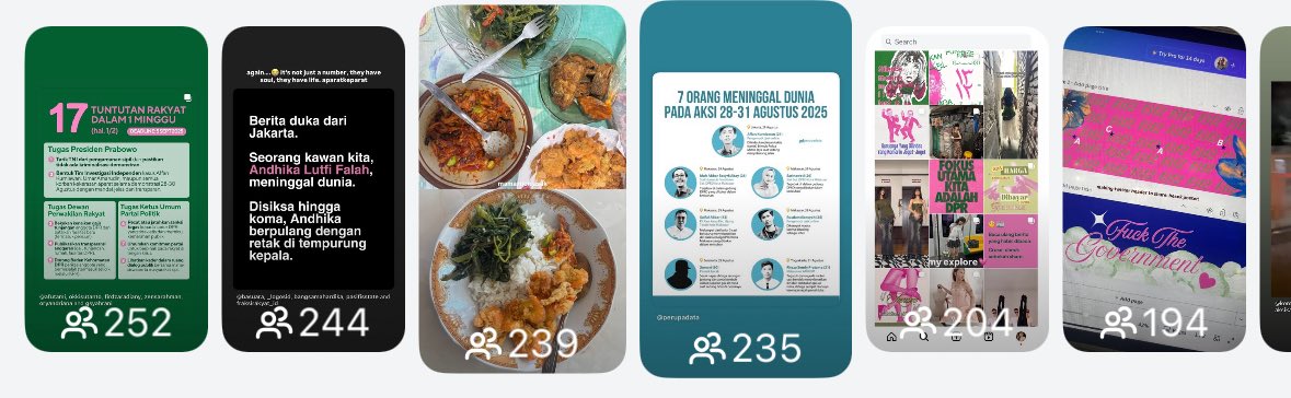 udh diselipin makanan jg ga mempan… emang sih instagram algorithm random apalagi kalo sering spam, tp ini ngedrop bgt kemarenan masih bisa 400-500 views :(