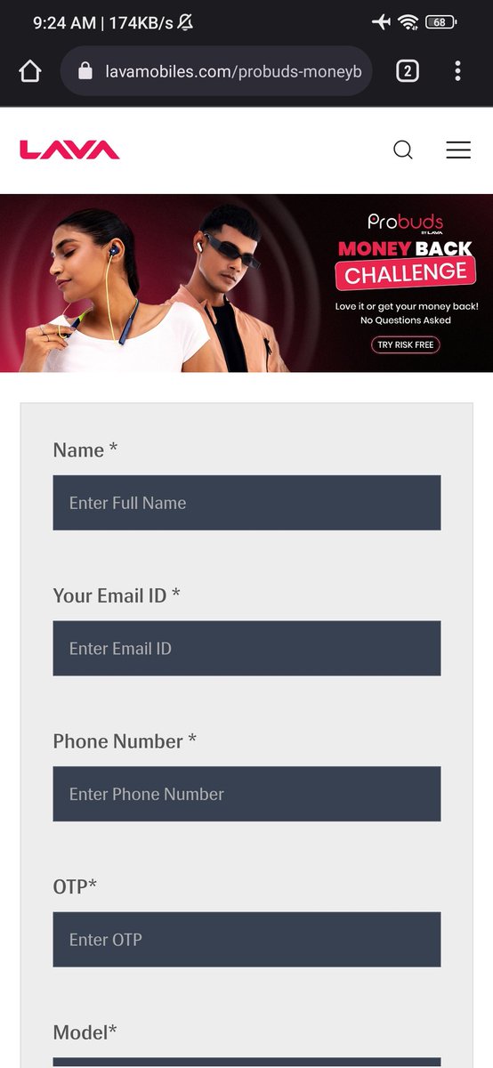 HarshitTech001's tweet image. Followed all steps ✅ 
Super excited to be part of this amazing challenge🔥

Thank you @ProZone_In for this opportunity 🙌 #ProbudsMoneyBackChallenge