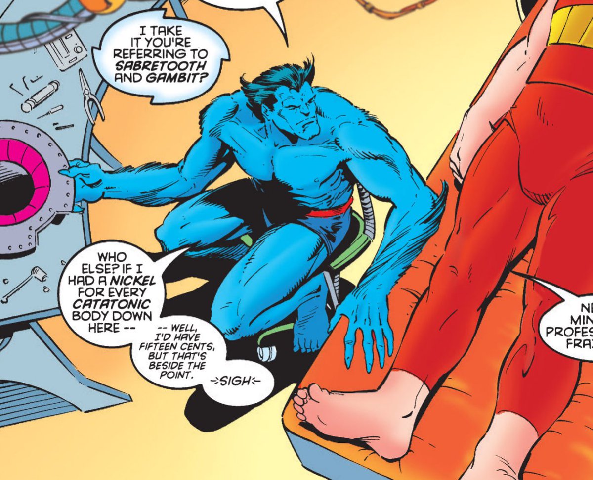 DailyHankMccoy's tweet photo. x-men (1991) issue #42 https://t.co/lu3D6QIrH4