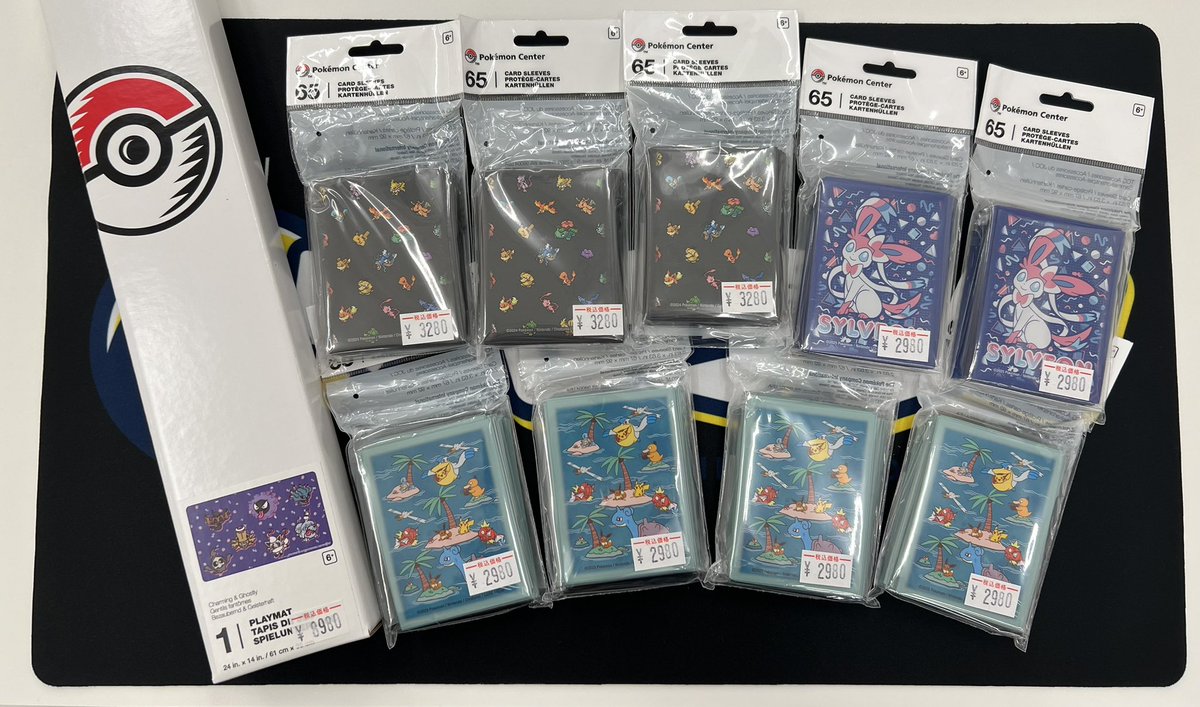 🔥#トレカル #ポケカ サプライ入荷情報🔥】 海外限定スリーブ、プレイ