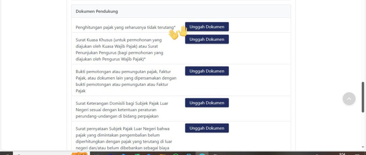 capacipiw's tweet photo. @kring_pajak min ini di formulir restitusi pada perhitungan pajak yang seharusnya tidak terutang pas di klik muncul detail dokumen, ini tipe dokumen nya harus pilih yang mana kasus saya mau restitusi pph 25 yang salah periode saat bayar https://t.co/5c2FurvA76