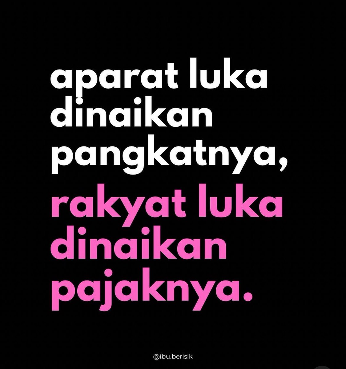 Mereka berkelahi, mereka berebut posisi, Rakyat mati seolah tiada arti.
Pun, MBG, Koperasi Merah Putih, ekonomi yang belum lagi bangkit dengan kekacauan ini justru tiarap kembali.

Tak ditemukan penguasa berhati nurani di bumi pertiwi 🥀