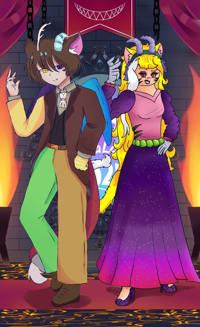 💛El caos y la destrucción son algo que deben cubrir el mundo entero...💜

Este segundo año vengo como el gran espíritu de Caos Discord junto a mi querida <a href="/Mucho_Gusto2023/">😈😺 Mucho gusto 😺😈</a> 

#CoMPaSGala2025 #AlfombraDeLaGala2025 #TiranosDeLaGala2025