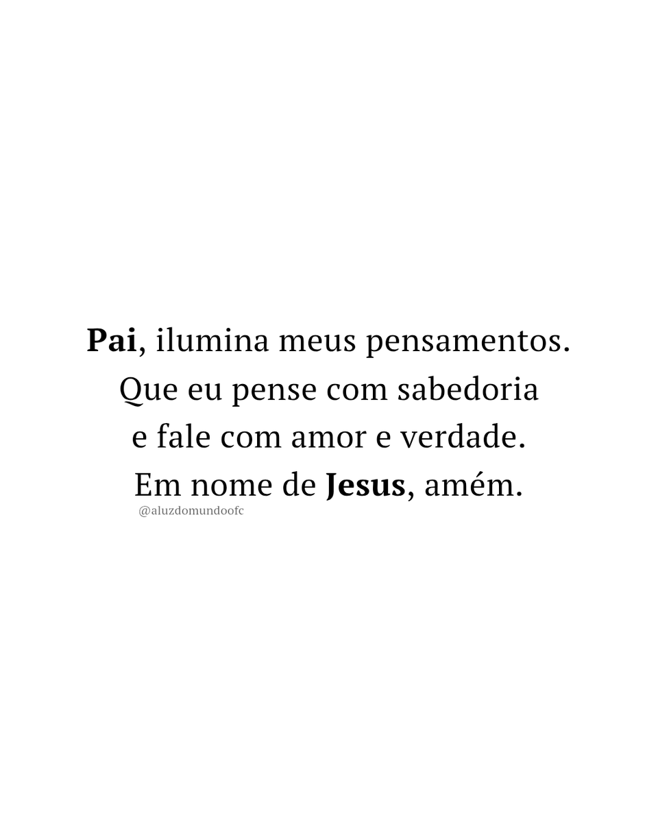 Digite: AMÉM!