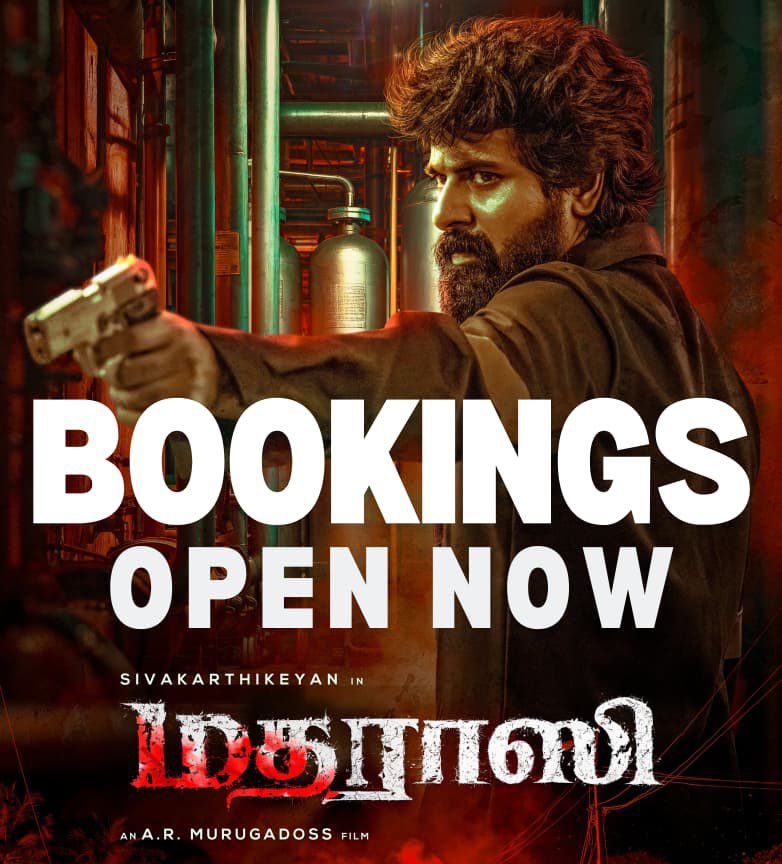 ArunaTheater's tweet photo. The much-awaited Madharaasi bookings are open at your favorite Aruna Theatre. Start your bookings now! 

📎 https://t.co/RGe6m71no9

#Madharaasi -) 

 @Siva_Kartikeyan @ARMurugadoss @anirudhofficial @VidyutJammwal @rukminitweets @SriLakshmiMovie @navneth @AllIndiaSKFC https://t.co/3FOk7KpLuu