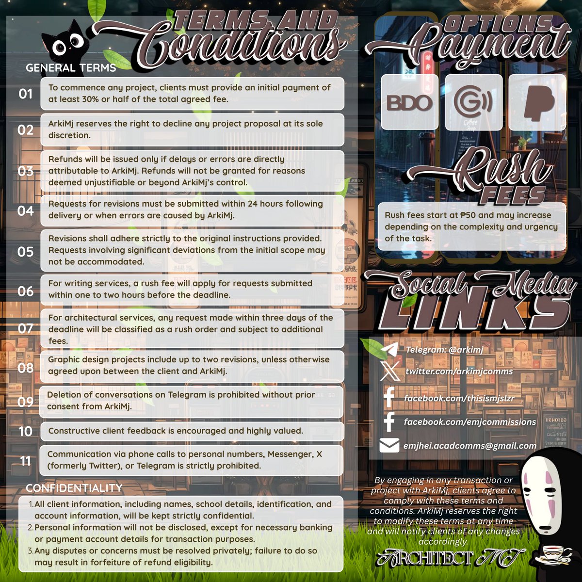 Ar. Mj | contact me on fb for rush works - see bio tweet media