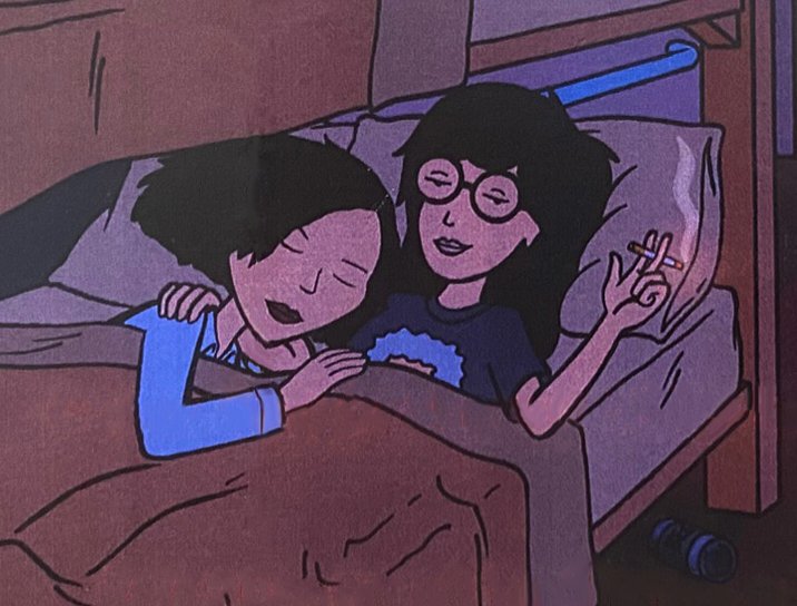People will look you dead in the eye and tell you that it's too outlandish to think Daria and Jane are gay when this is them
