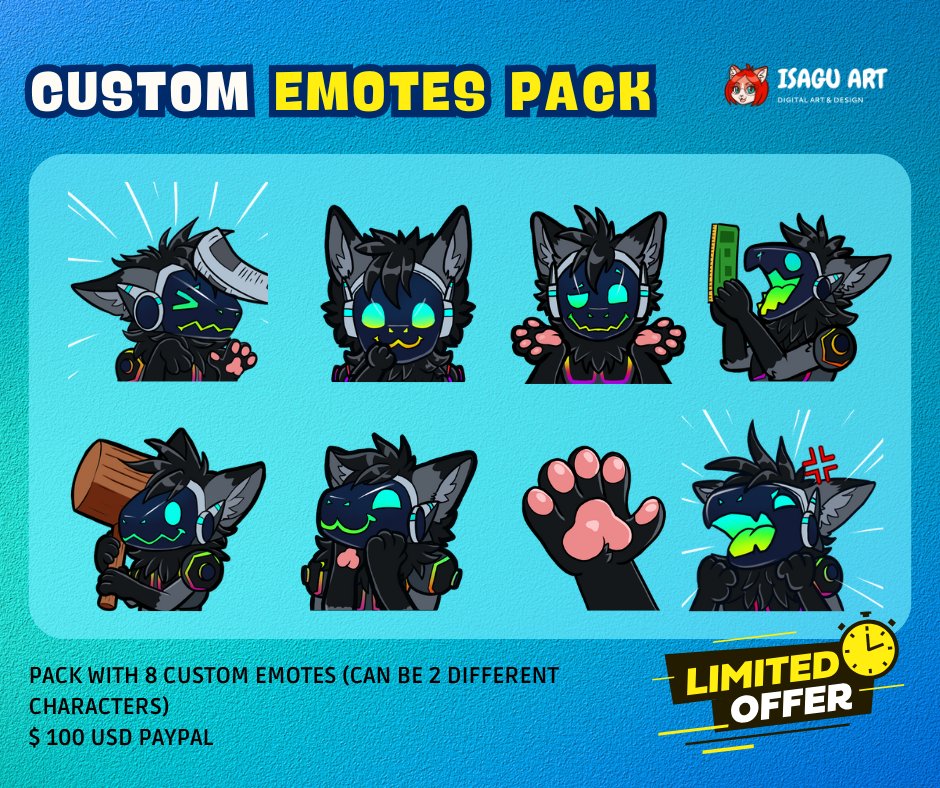 ISAGU - OPEN COMMISSIONS :3 tweet media