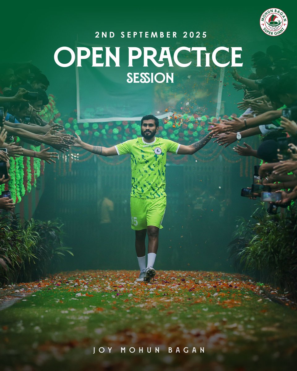 Watching your Mariners practice live = Perfect Tuesday 💚♥️

Join us today at the MB ground, 5 PM onwards 😍

#MBSG #JoyMohunBagan #আমরাসবুজমেরুন