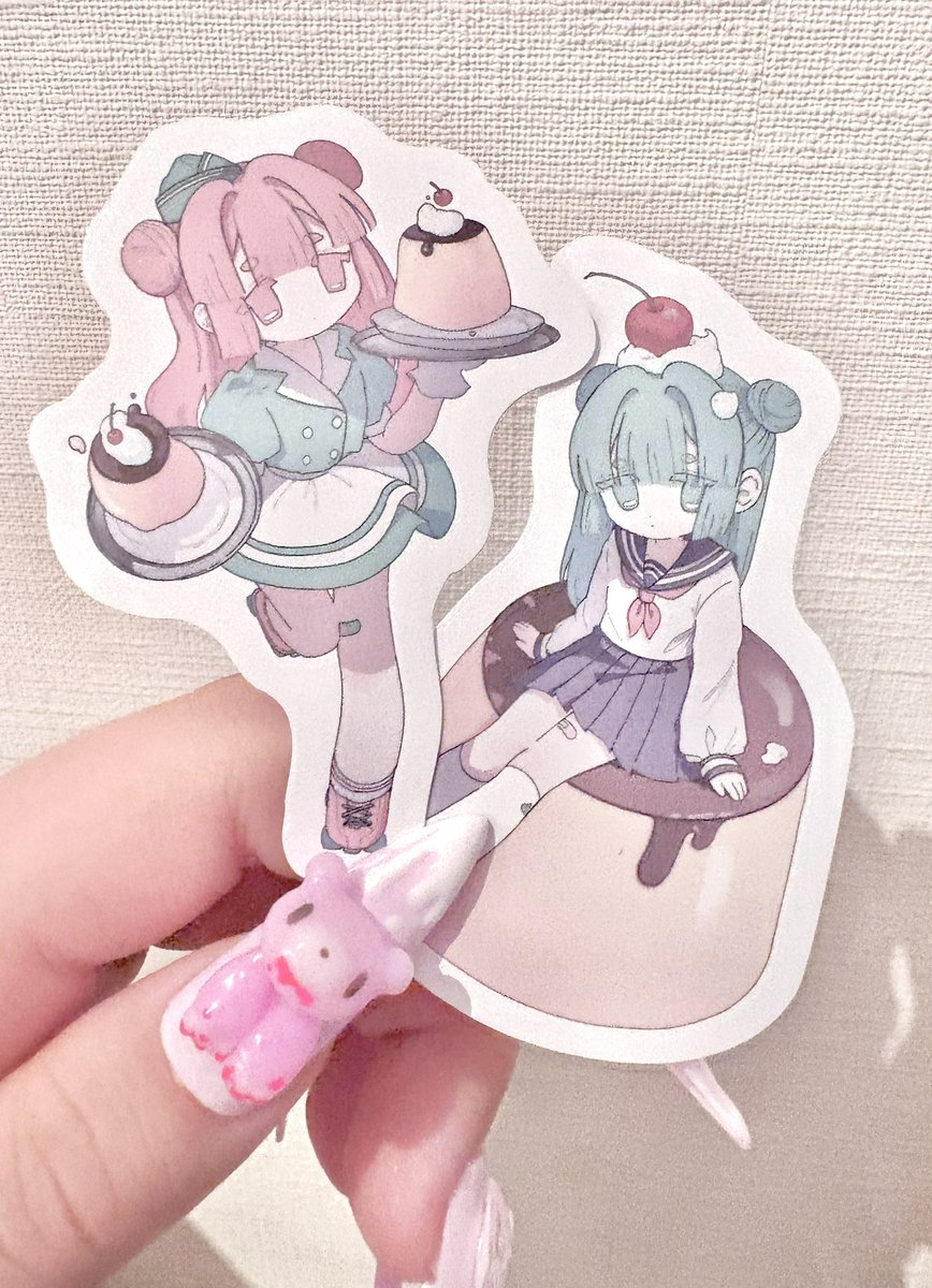ステッカー届いた❗️ カワイイ
