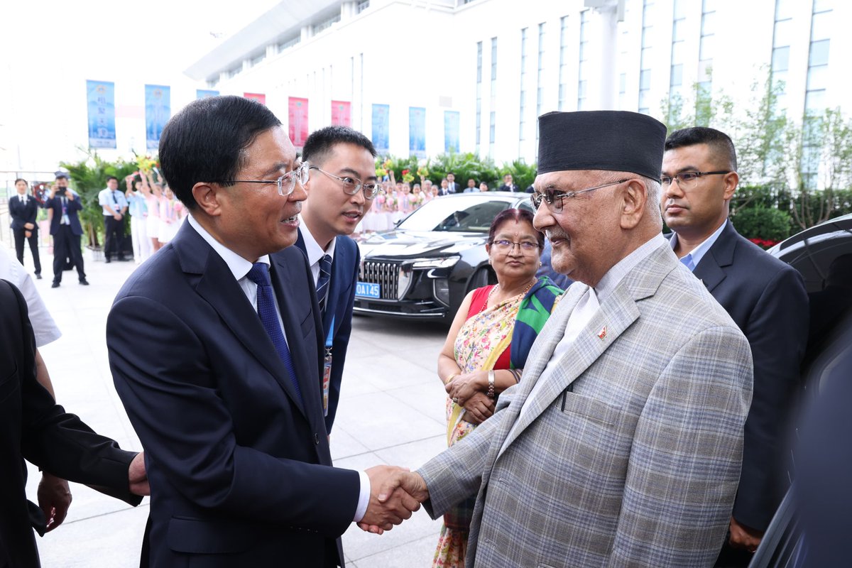 kpsharmaoli's tweet image. Hello Beijing! 
Arrived on a fast train from Tianjin after successfully completing the SCO Plus Summit. 
The excitement continues—