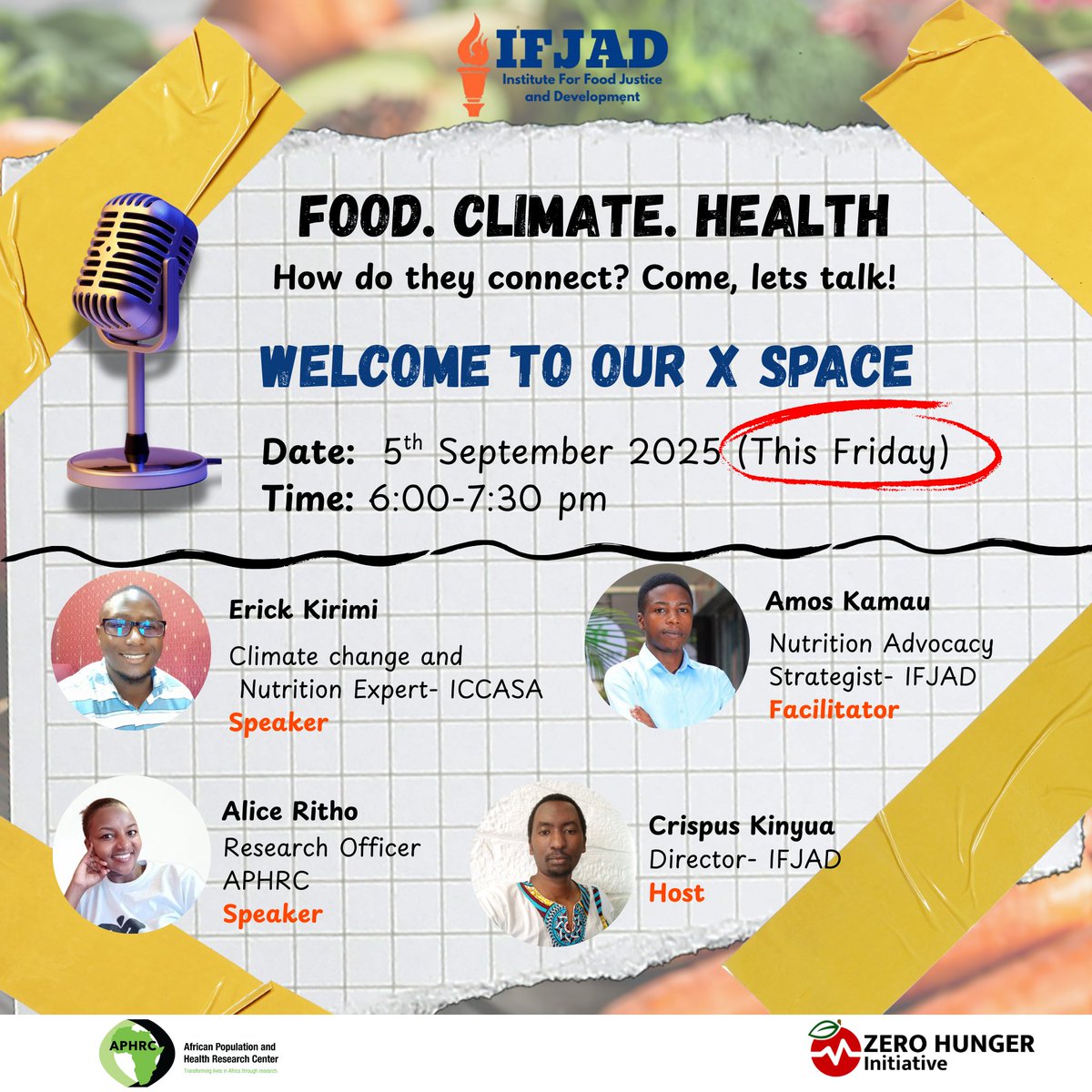 Food, climate, and health are not separate issues—they are deeply interconnected. When climate shocks hit, food systems suffer. When food systems fail, health deteriorates. And when health declines, communities lose resilience.

In Kenya today:
✔Drought and floods are disrupting