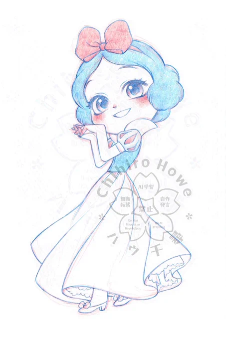 プリンセスウィークだという事で、昔描いたプリンセスシリーズ第1弾 #WorldPrincessWeek #ワールドプリンセスウィーク