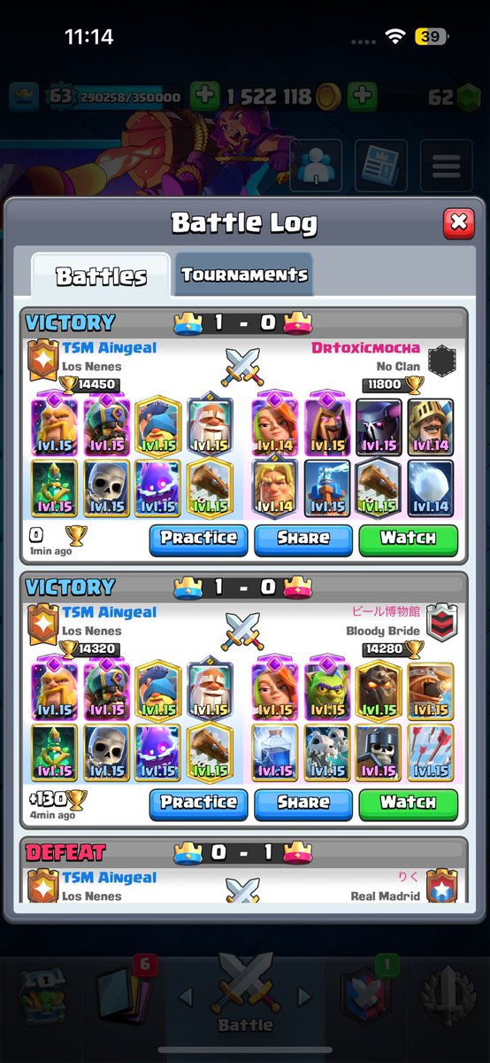 NaiwnLoco's tweet photo. @ClashRoyale @Rockstar_YT wtf con el emparejamiento? https://t.co/5x6KD8XW7i
