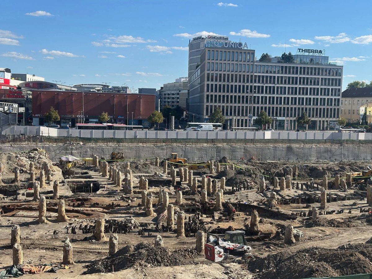 AlbetaV's tweet image. Brno, zajímavé nálezy, výstavba Dornych / bývalý Prior/