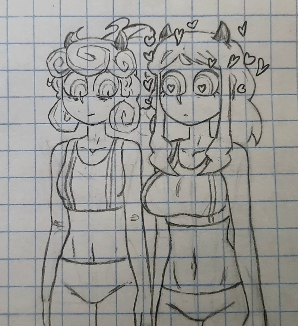 still re-learning everythin' i forgot bout using a pencil.
whatever...
"Comparison"
#Helltaker #Helltakerfanart