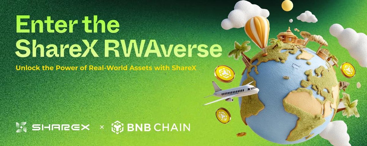 ShareX_Network's tweet image. As part of @BNBChain #BNBDay, we’re opening the gates to the ShareX RWAverse — where your actions unlock real rewards.🥳

All to celebrate BNB Chain’s 5th Anniversary — a milestone for builders &amp;amp; believers. ✨
🎁 $45K reward pool
🪙 Claim &amp;amp; stake NFTs
🏅 Earn Shards + the…
