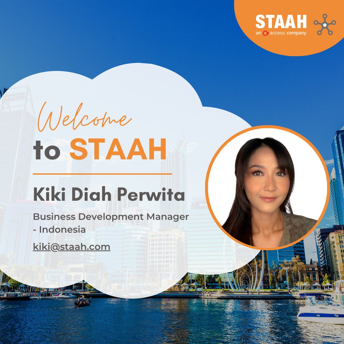 STAAHOnline's tweet image. A STAAH Warm Welcome to Kiki Diah from Indonesia! Connect with her today for any Indonesia-related queries at kiki@staah.com.

Our dedicated STAAH Indonesia representative is eager to assist you!

#STAAH #staahonline #hospitalitytechnology #hospitality #hotelier