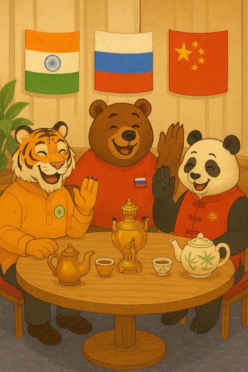 Post by Kirill Dmitriev, CEO of the Russian Direct Investment Fund and Special Presidential Envoy. 

He is seen as a close aide of President Putin. He was present in Tianjin.