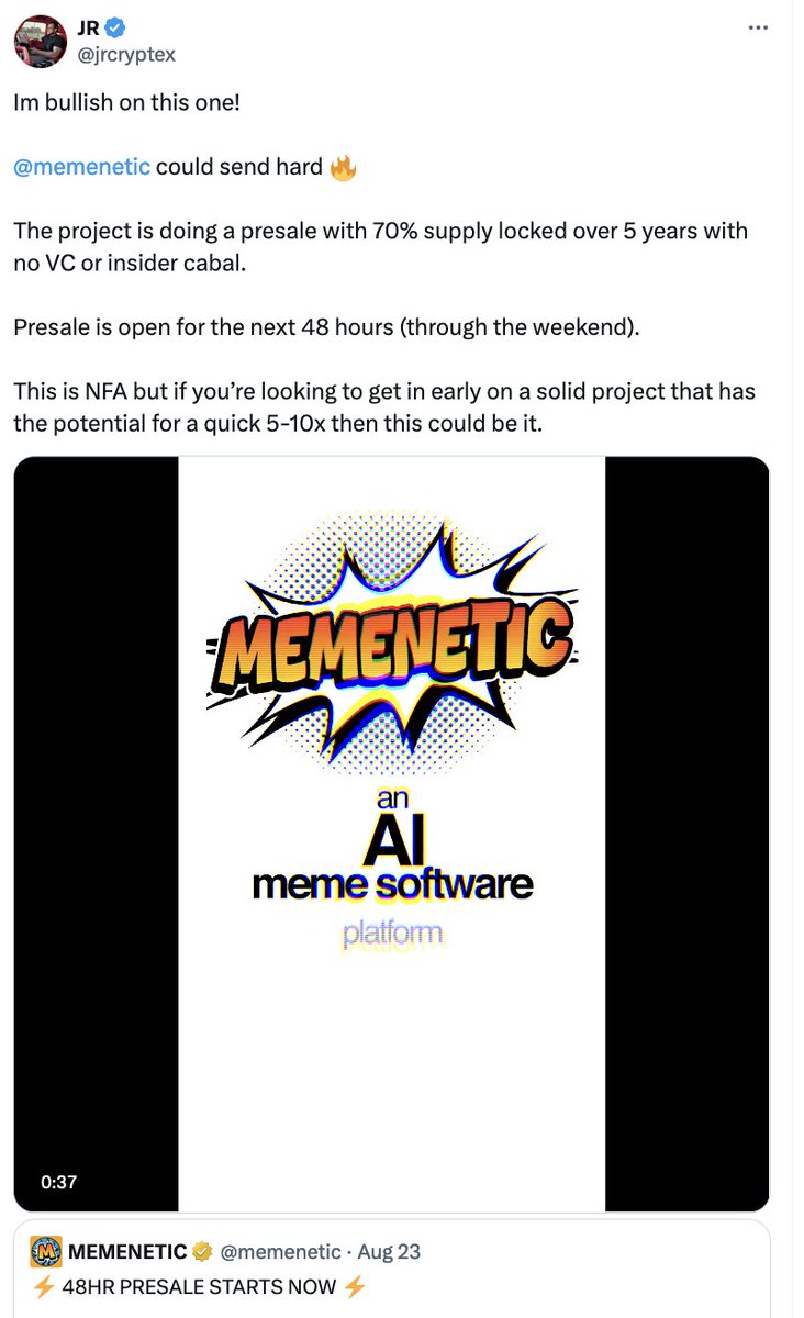 <a href="/jrcryptex/">JR</a> Imagine larping as rich while whoring yourself out for $2.5K without a bare minimum disclosure