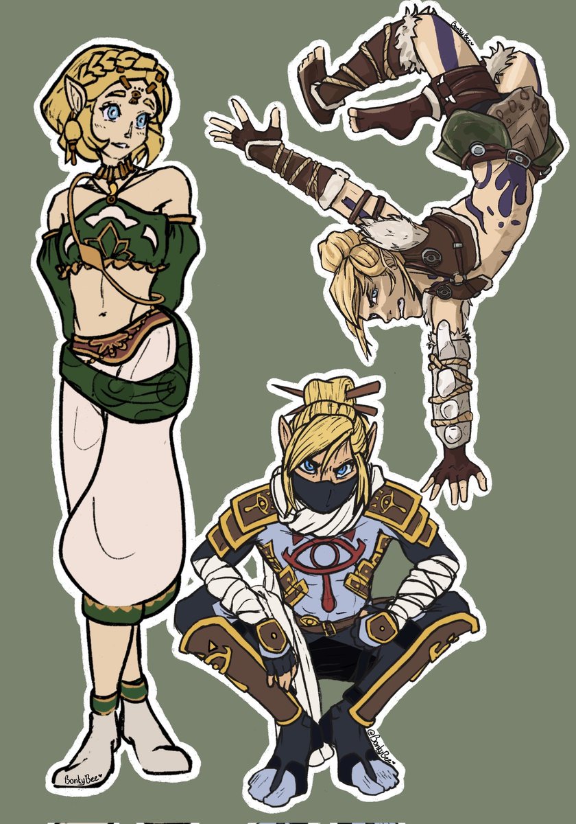 Bonky_Bee's tweet photo. Which style is best? #linkbotw #zelink https://t.co/TGxShCatx9