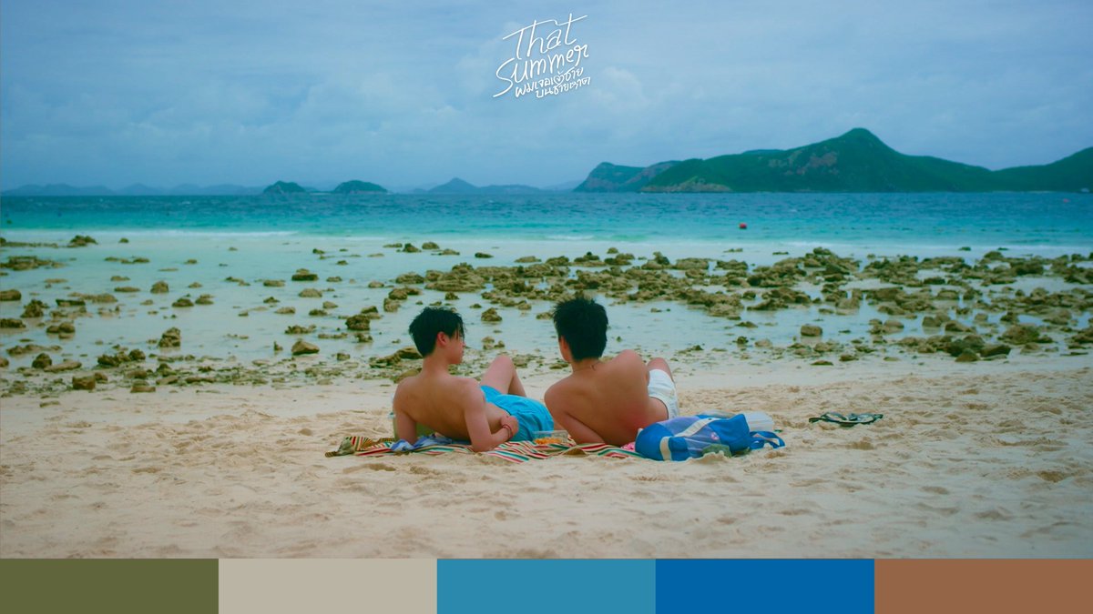 ThatSummerTH's tweet photo. COLORS OF THAT SUMMER 
#ThatSummerSeries ☀️🌊

ดู Trailer แล้วชาวน้องเม่อรอดูซีนไหนบ้าง มาบอกกันหน่อยยย

‘That Summer ผมเจอเจ้าชายบนชายหาด’
OFFICIAL TRAILER OUT NOW!
🔗 https://t.co/s7Tm5lhPbl