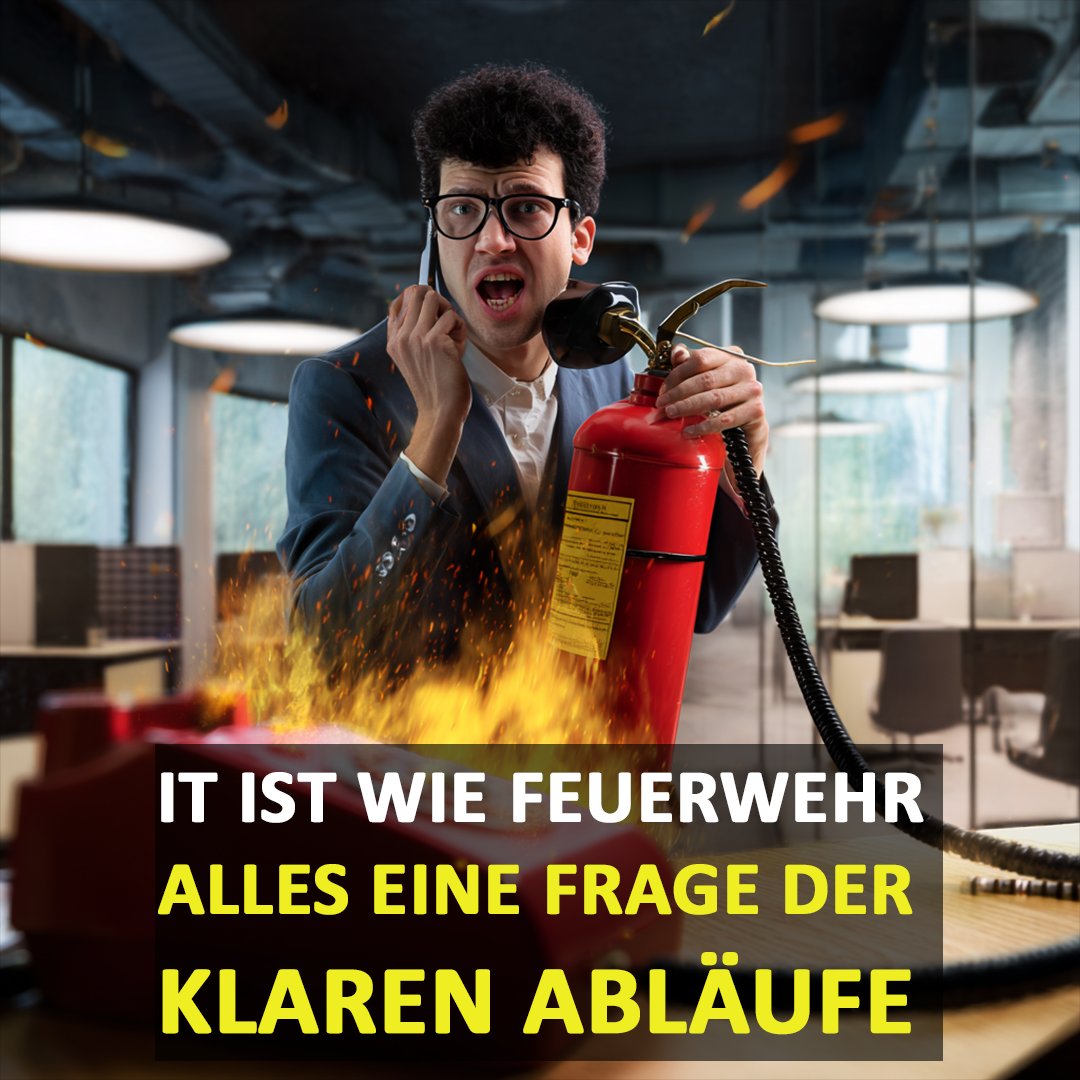 🔥 In vielen mittelständischen IT-Abteilungen sieht der Alltag genauso aus: Ein Anruf hier, eine Mail dort, ein Zuruf im Flur – wer am lautesten schreit, muss am schnellsten bedient werden. Dass das immer wieder scheinbar funktioniert, liegt am manchmal fast heldenhaften Einsatz