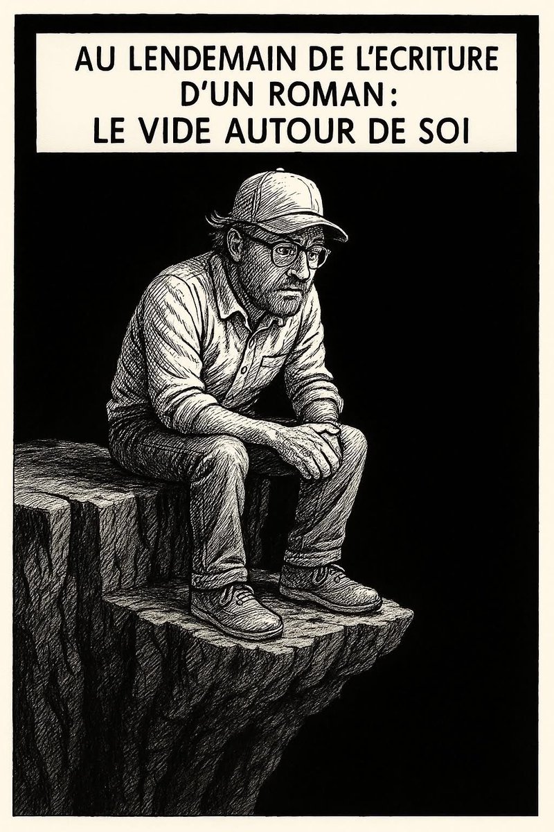 Entre deux livres, un gouffre d'incertitudes : quelques minutes, quelques jours ou quelques semaines — le temps que la vitalité s’exprime et que la créativité s'empare du quotidien. 
#écriture #viedauteur #livres