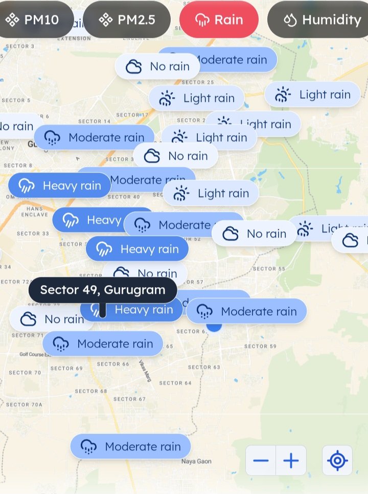 Fresh spells of heavy downpours started over #Gurgaon and likely to continue on and off till late evening.
Remaining parts of #Delhi #Noida #Faridabad #Ghaziabad to be impacted afternoon into late evening with moderate to heavy rains. 
Water logging conditions to emerge. Stay