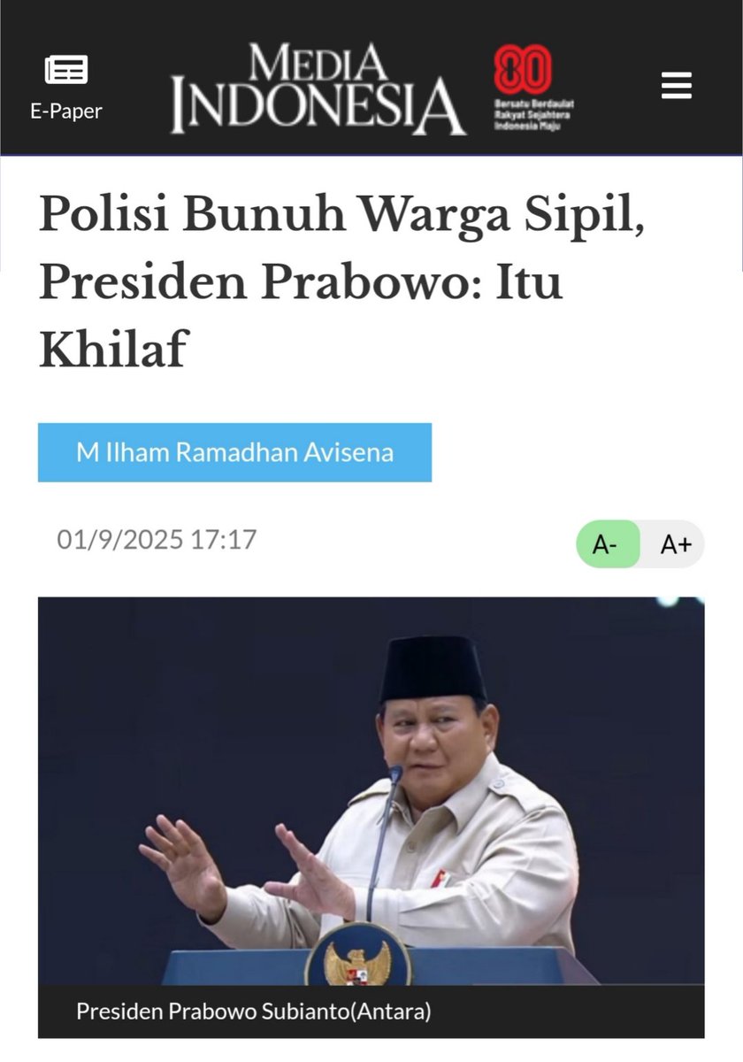 Kalau rakyat mati itu polisi khilaf dan minta maaf, tapi kalau polisi luka naikkan pangkatnya dan jadi komisaris. Gimana cocok gak 😂