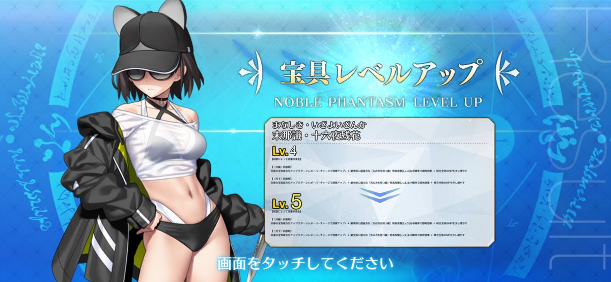 式さん宝具5にして、120になりました💃