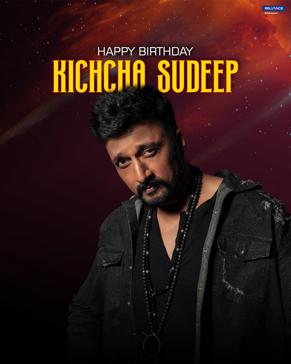 Reliance Entertainment (@relianceent) on Twitter photo The superstar with splendid performances across genres and languages! Here's wishing <a href="/KicchaSudeep/">Kichcha Sudeepa</a> a very happy birthday.🎂
#HappyBirthdayKichchaSudeep #HBDKicchaSudeep #Makkhi #ThisIs83 The superstar with splendid performances across genres and languages! Here's wishing <a href="/KicchaSudeep/">Kichcha Sudeepa</a> a very happy birthday.🎂
#HappyBirthdayKichchaSudeep #HBDKicchaSudeep #Makkhi #ThisIs83
