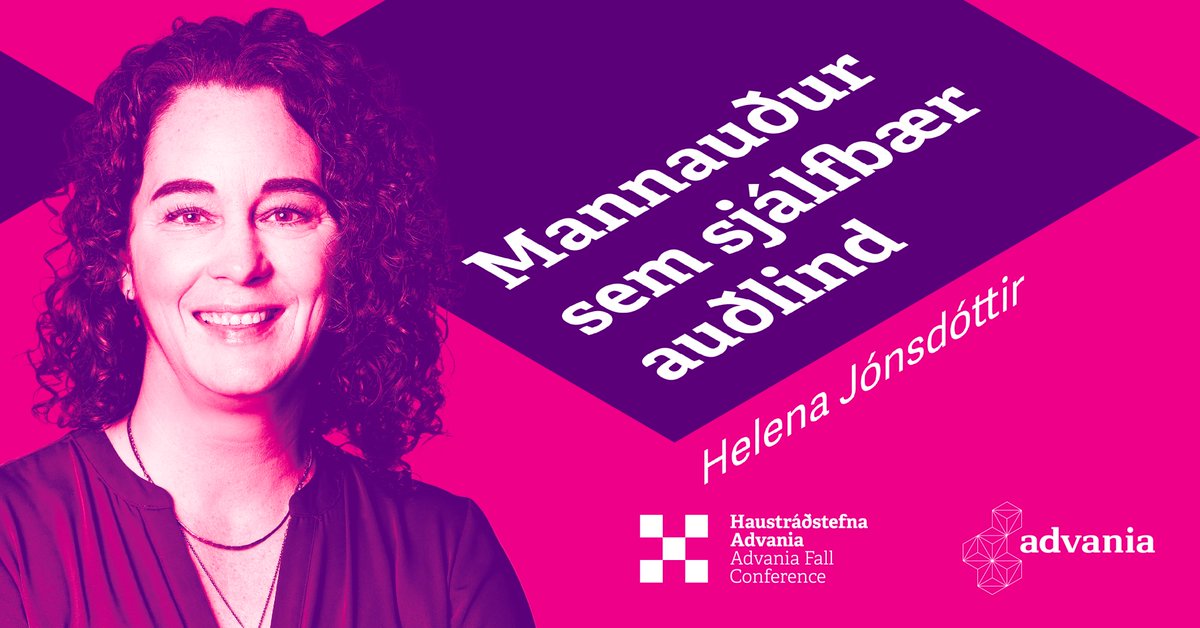 Advania_is's tweet photo. Á Haustráðstefnu Advania rýnir Helena Jónsdóttir stofnandi Mental ráðgjöf í það hvernig sjálfbær forysta mótar vinnuumhverfi sem styður við starfsfólk og ýtir undir starfsánægju🫂

Skrá mig á vefdagskrá 👉 https://t.co/aRnad0tlBs https://t.co/YItvictvEy