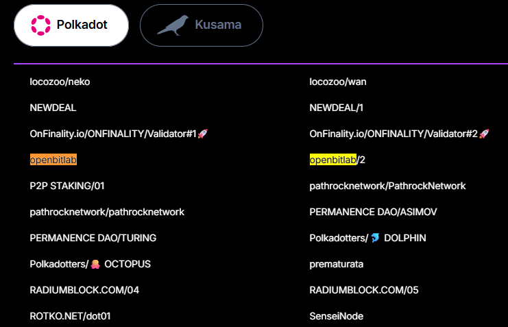 Openbitlab_node's tweet image. We&apos;re glad to have been selected for another round of @Web3foundation Decentralized Nodes Program!

We will serve Cohort #3 with passion and commitment, helping Polkadot and Kusama to get ready for JAM 🤝

Winner list: nodes.web3.foundation/cohorts/3