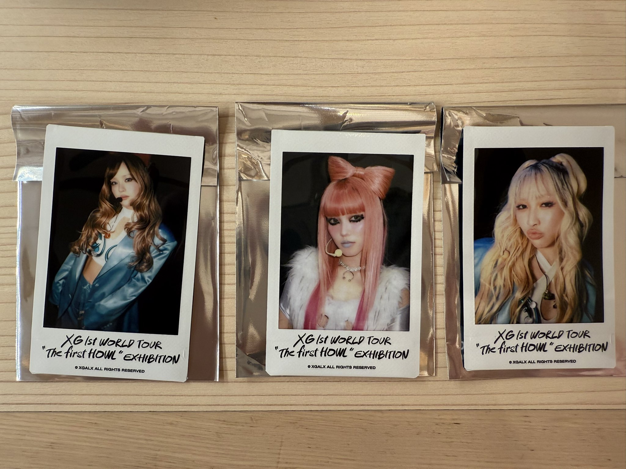 XG The First HOWL EXHIBITION チェキ HINATA ヒナタ チェキ