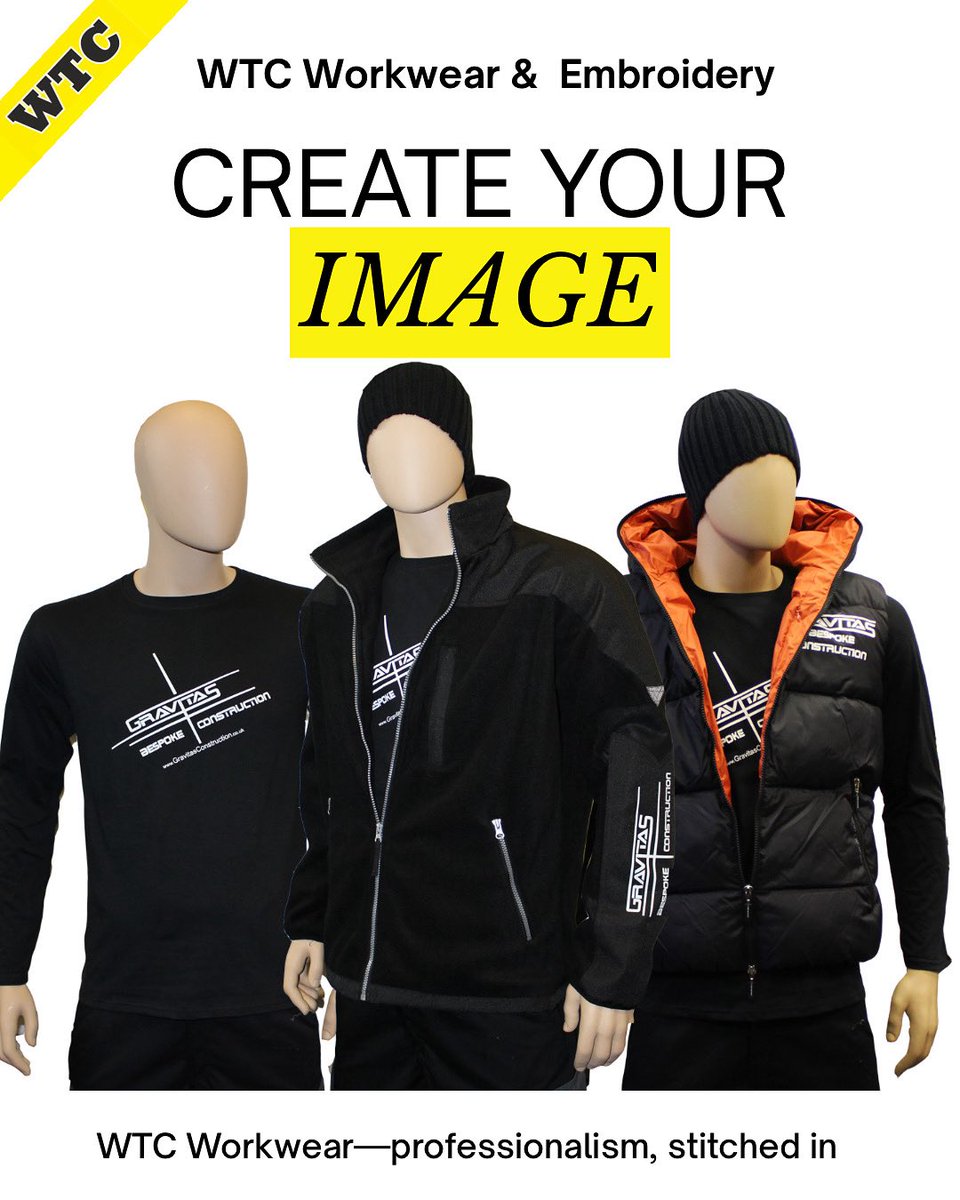 Your team deserves more than just a uniform. 

With WTC Workwear, the team gets reliable clothing built to perform — and personalised embroidery that builds recognition and team spirit.

#Workwear #Uniforms #CustomUniforms #TeamStyle #MiltonKeynes