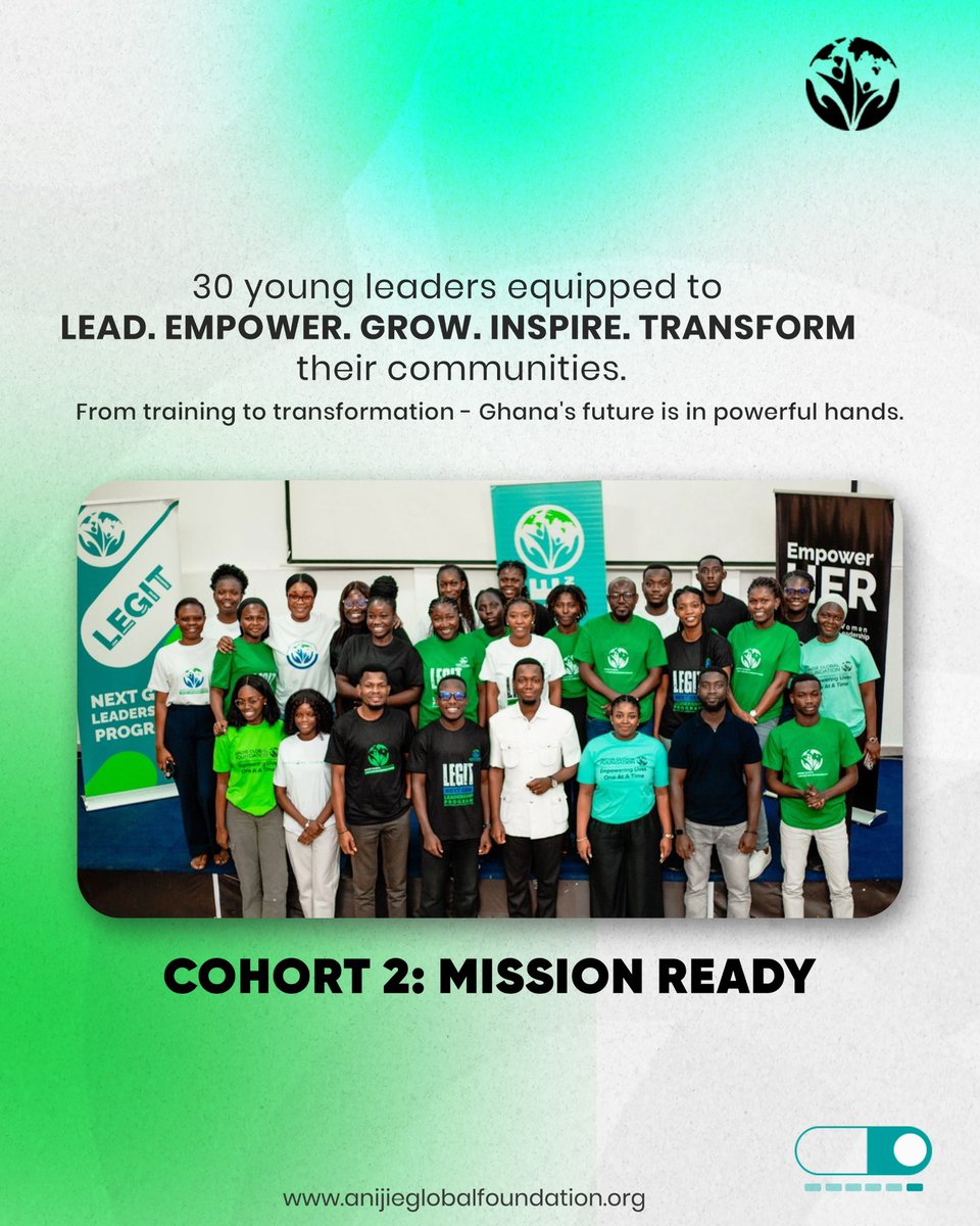 AnijieGlobal's tweet image. SESSION WRAP: LEGIT NEXT GEN LEADERSHIP PROGRAM COHORT 2 IN ACTION 📸

Training complete. Implementation begins. 

#LEGITNextGen #YouthEmpowerment #ProjectExecution #CommunityImpact #LeadershipTraining #NextGenLeaders #Ghana #AnijieGlobalFoundation #LegitNGL