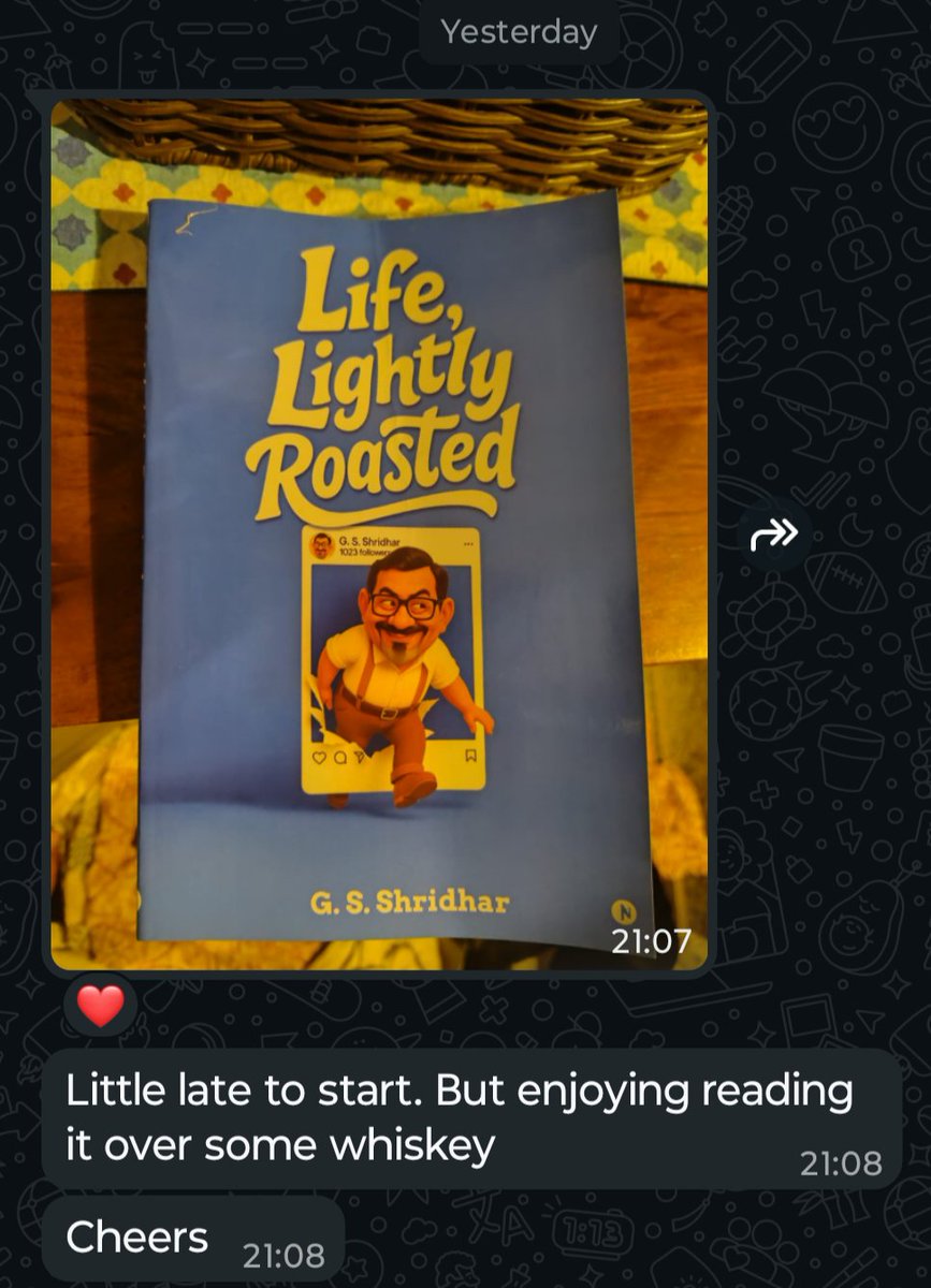 From a friend. 

Doesn't mean one needs to be high to enjoy my book. It's palatable on its own 🤣