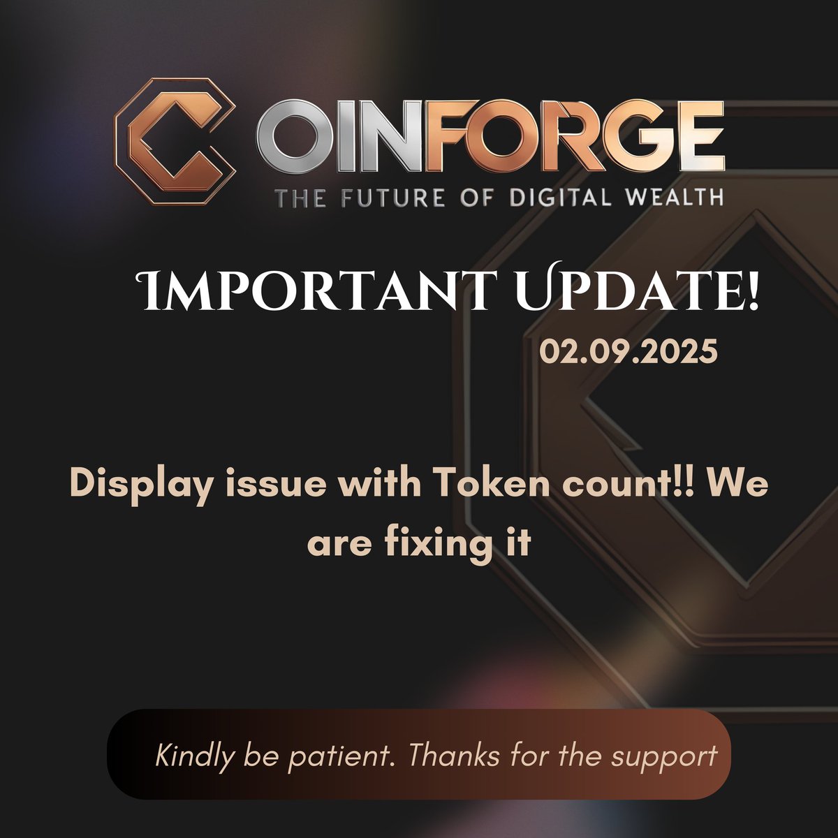 Coinforge tweet media