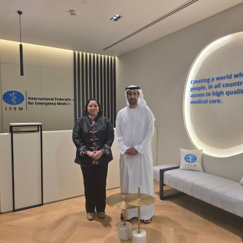 ifemglobal's tweet photo. Delighted to host Sadaf Lynes (@IANPHIhealth) at IFEM Abu Dhabi for a meeting with Dr. Saleh Fares (@IFEMPresident). Together, we explored ways to align emergency medicine with public health systems and strengthen global collaboration.
#PublicHealth #GlobalHealth #IFEM #IANPHI https://t.co/py7yhP9Amd