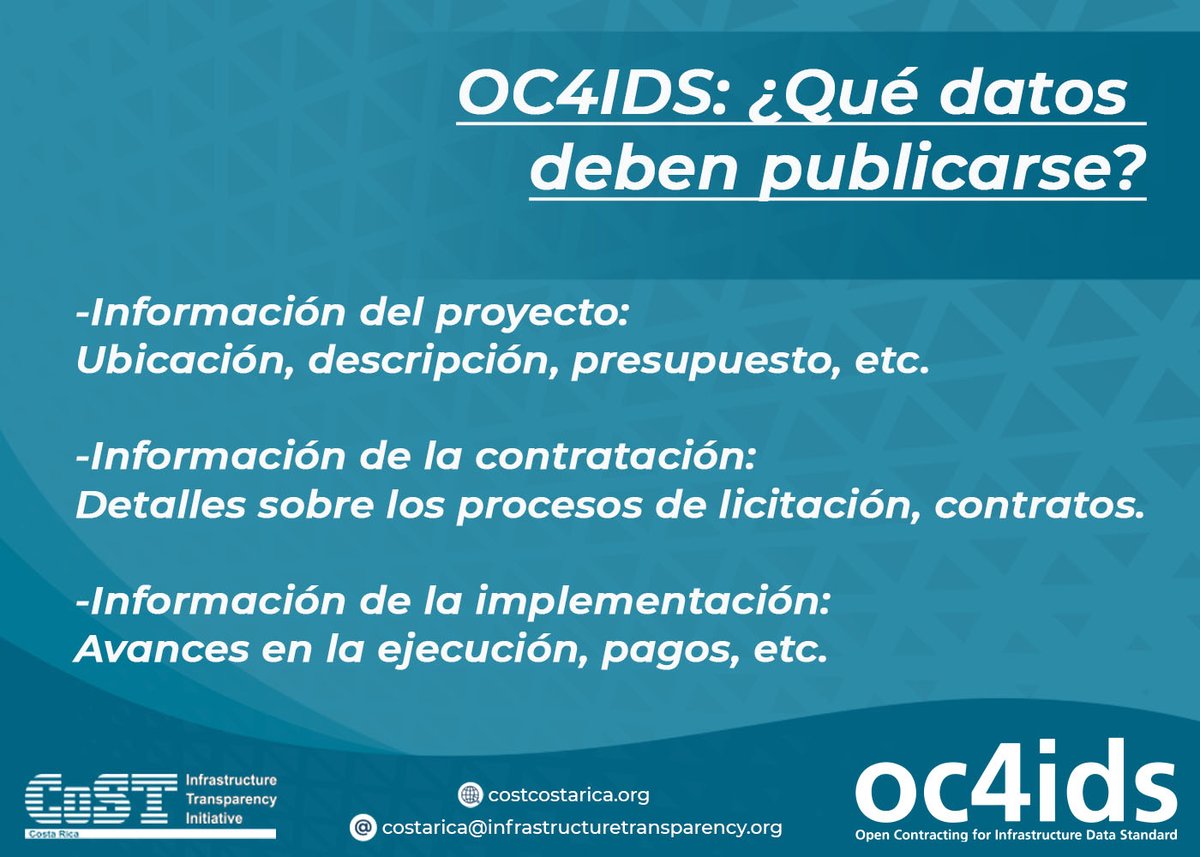 ¿Cómo funciona OC4IDS?
Define qué información debe publicarse y cómo, en cada etapa de un proyecto de infraestructura, desde la planificación hasta la finalización.
Al tener datos accesibles y estructurados, se puede optimizar la planificación y ejecución de dichos proyectos.