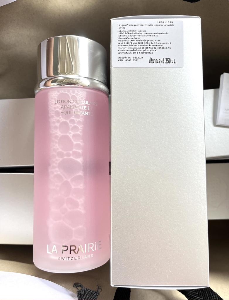 numjshop's tweet image. ✨🎀พร้อมส่ง 3,400 บาท La Prairie Cellular Softening and Balancing Lotion 250ml 〰️ โทนเนอร์สูตรอ่อนโยน ที่ช่วยให้ผิวนุ่มและลดการระคายเคือง ทั้งยังช่วยปลอบประโลมผิว และปรับปรุงความยืดหยุ่นของผิว ให้ความรู้สึกนุ่มนวลและเรียบเนียนอย่างเห็นได้ชัด

#LaPrairie #นัมสต็อค