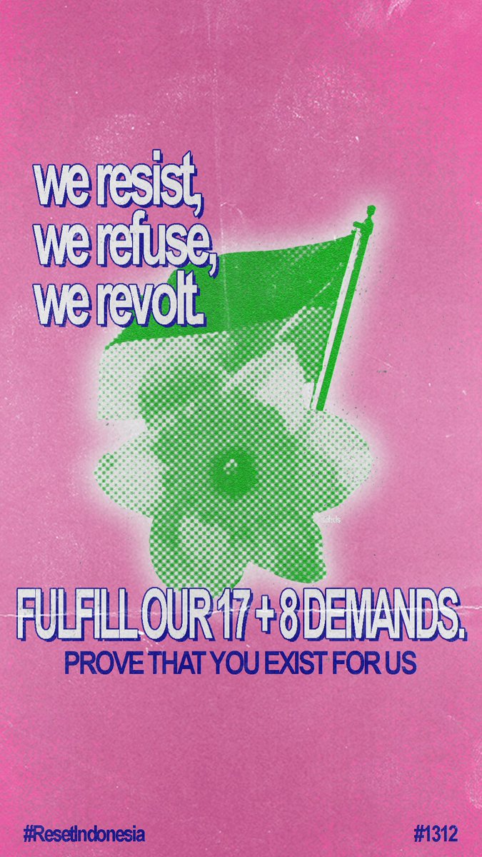 made these💙🩷💚 #ResetIndonesia #ACAB