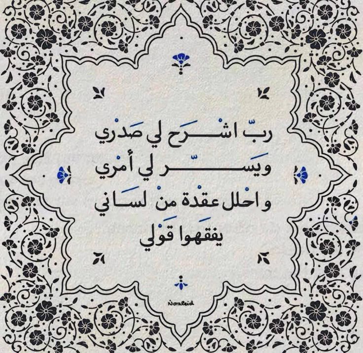 ربي اشرح لي صدري ويسر لي أمري واحلل عقدة من لساني يفقهوا قولي