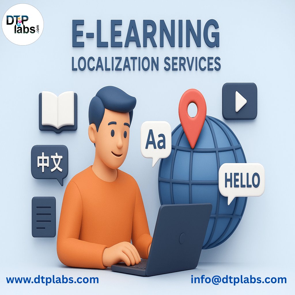 LabsDtp's tweet image. Expand your e-learning reach 🌎 by localizing content into multiple languages & cultures, making training engaging & effective worldwide! 🚀
.
🔗 dtplabs.com | 📩 info@dtplabs.com
.
#ELearningLocalization #MultilingualDTP #DTPLabs #GlobalDesign #Typesetting #PDFtoWord