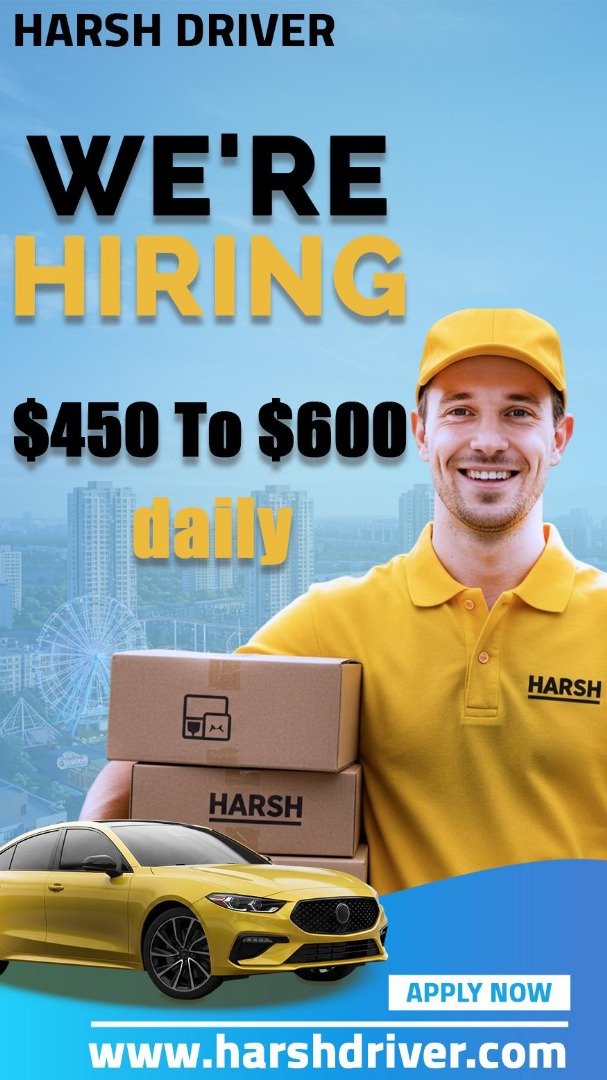 nking8882's tweet image. Friendly &amp;amp; Relatable
Got a car? 🚗 Got time? ⏰
That’s all you need to earn up to $600 DAILY delivering with Harsh Driver!
📦 Fast signup, flexible schedule.
👉 Apply today: harshdriver.com

#DriveAndEarn #DeliveryWork #USAJobs #SideHustle #ExtraCash
