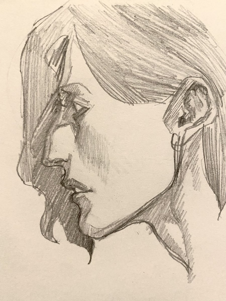 ollywand3r's tweet image. Another traditional Snape sketch to torture myself with (why has traditional art become so difficult for me?)